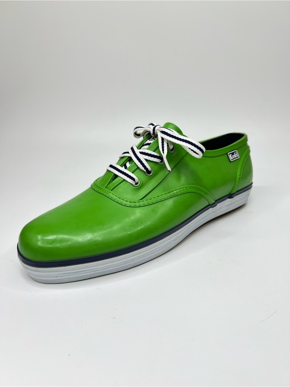 Keds Women’s Rubberized Green/Navy Puddle Jumper Low Top Lace Up Sneaker Size 9 - Picture 13 of 14